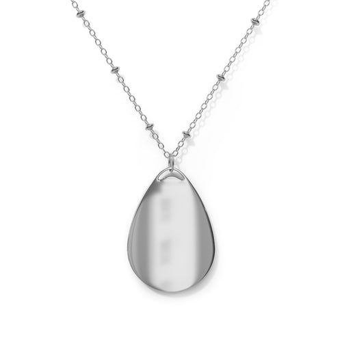 Collar Ovalado Grabado — "Eres Mi Todo" | Colgante Sentimental