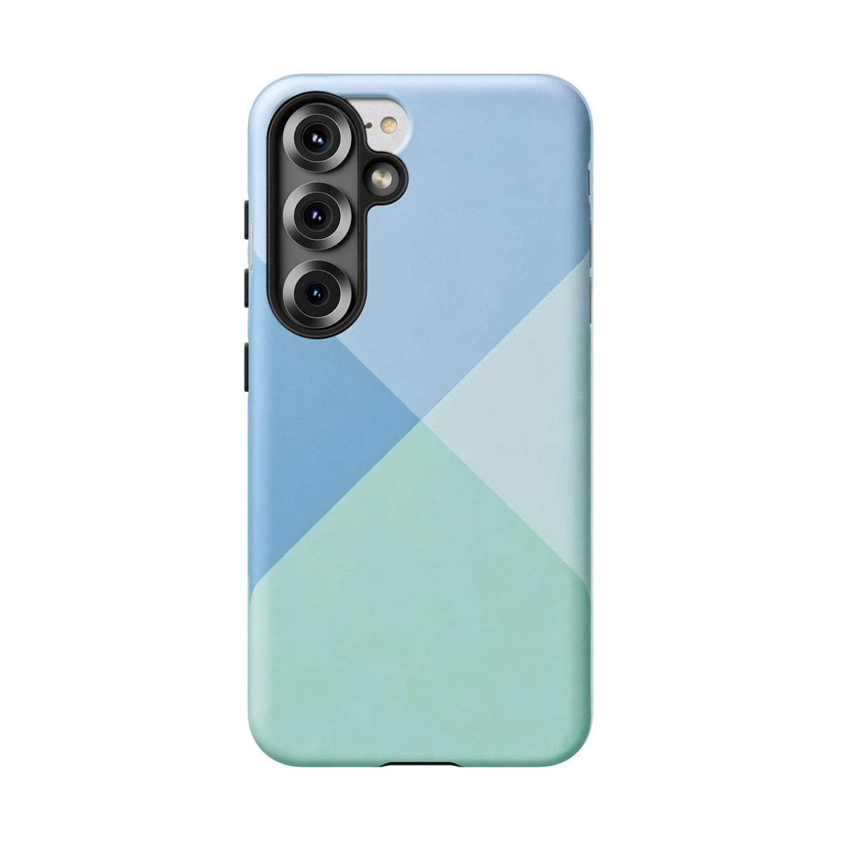 Geometric Mint & Sky Tough Phone Case
