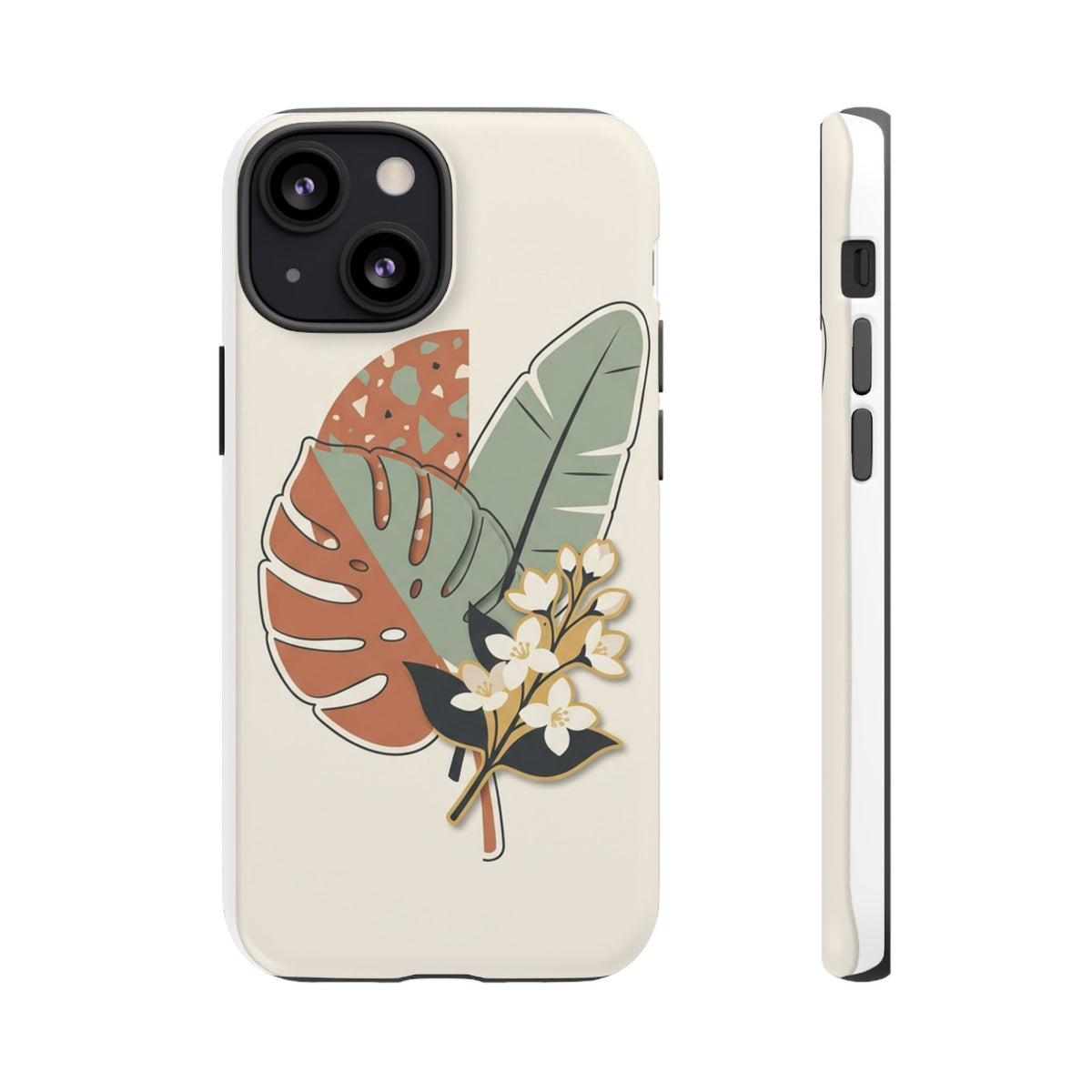 Tropical Leaves Phone Case — Floral Monstera Protective Cover