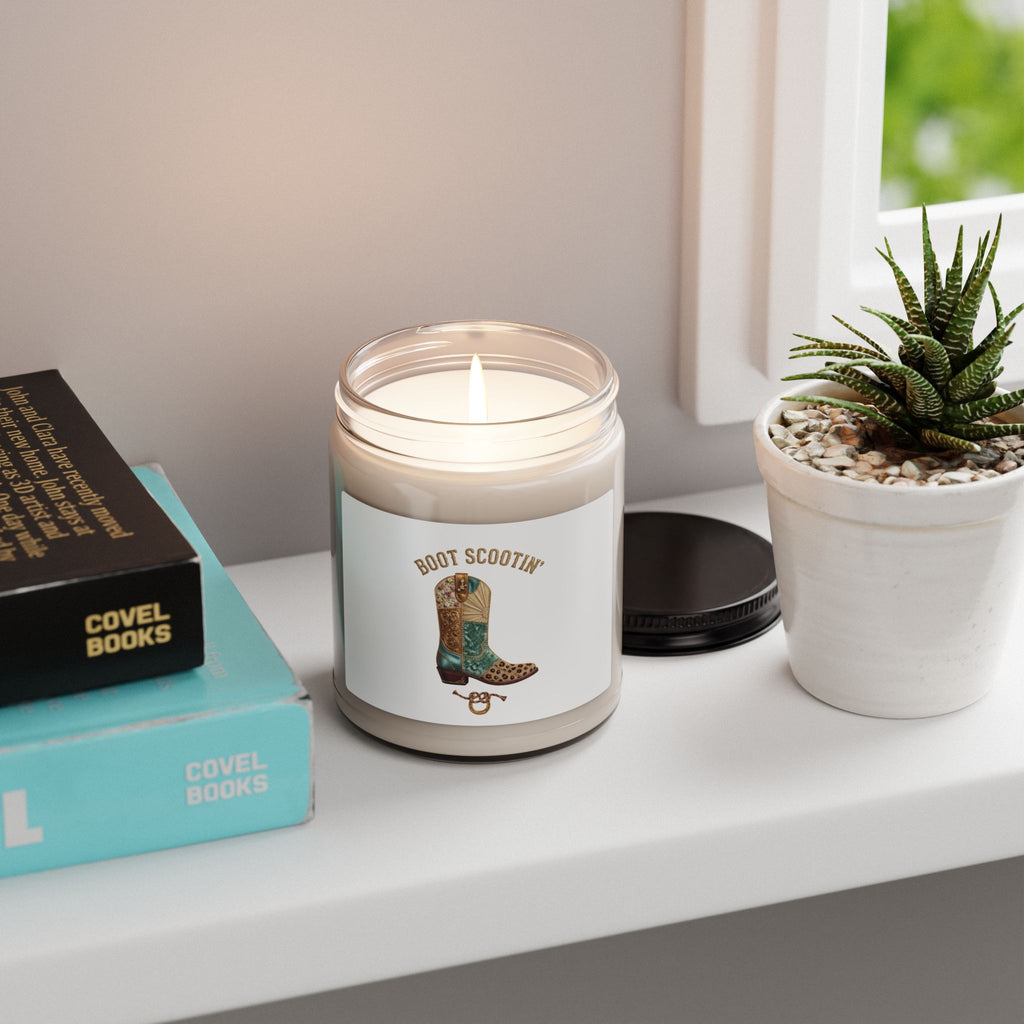 Boot Scootin' Cowboy Boot Candle | Country Soy Candle, 9oz