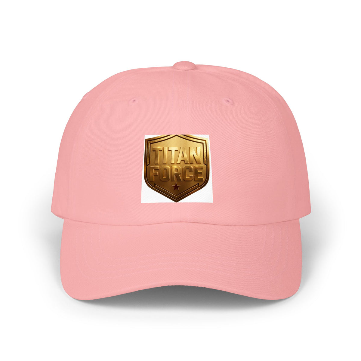 Titan Forge Gold Shield Dad Cap