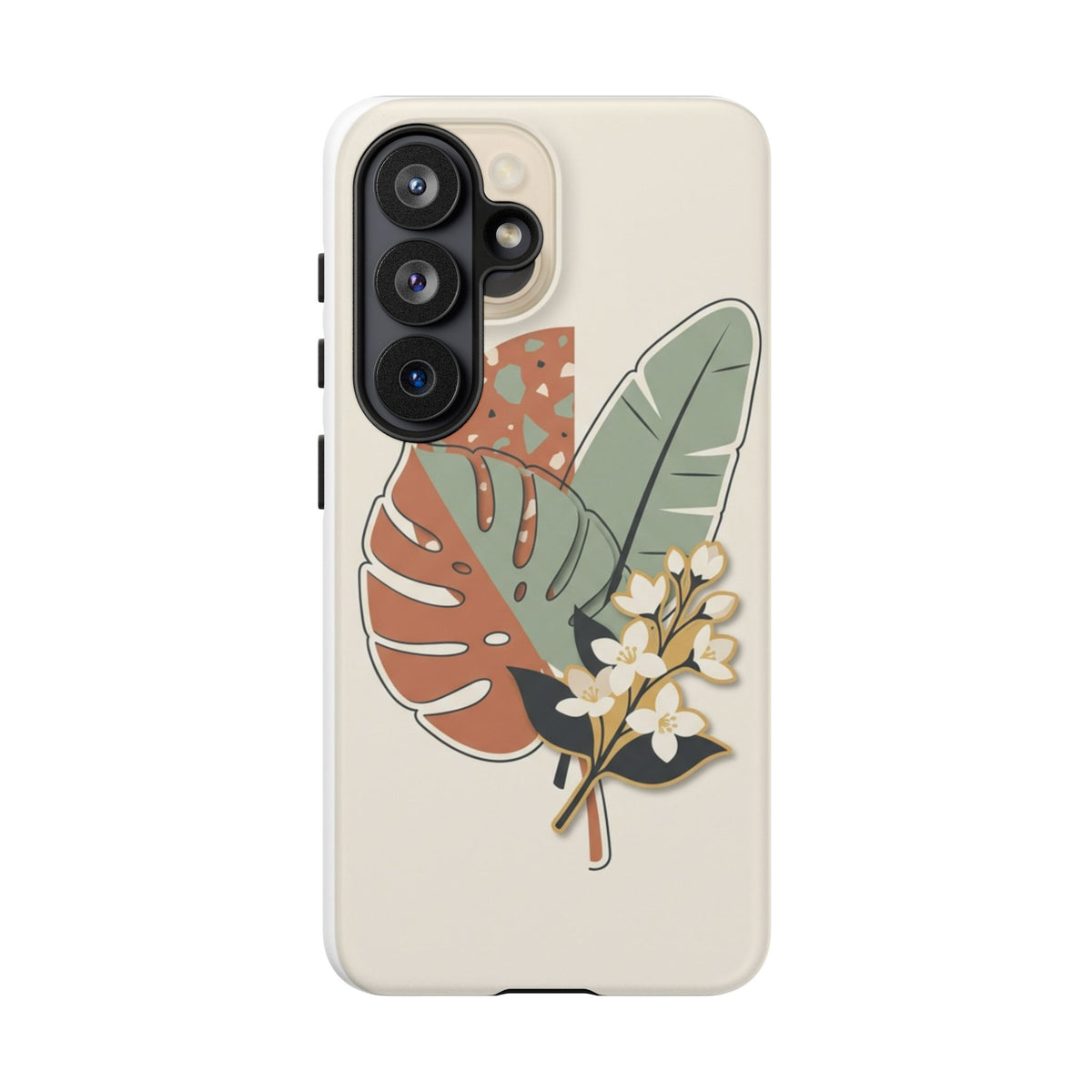 Tropical Leaves Phone Case — Floral Monstera Protective Cover