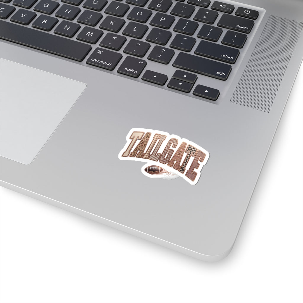 Tailgate Football Sticker | Kiss-Cut, Game Day Decal