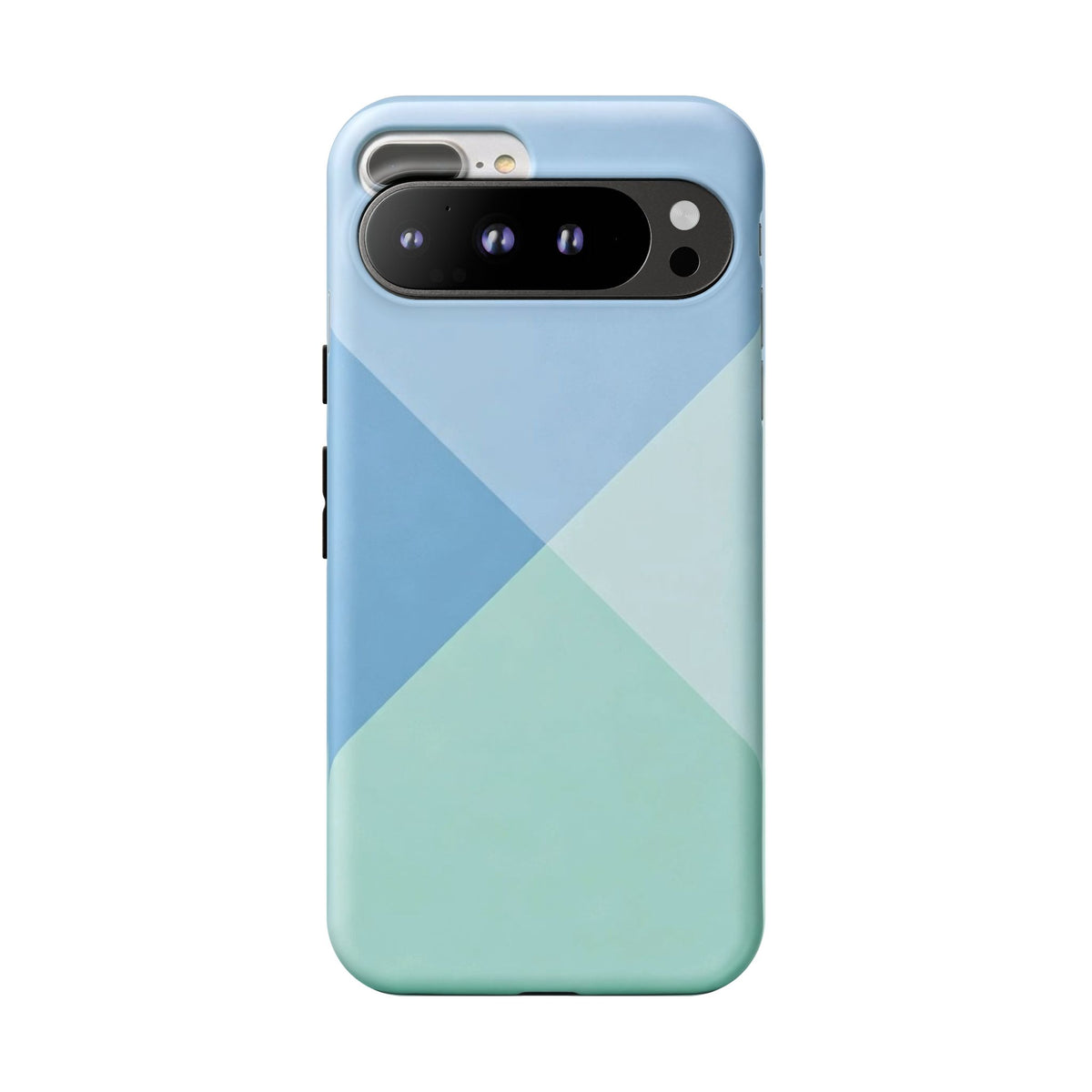 Geometric Mint & Sky Tough Phone Case