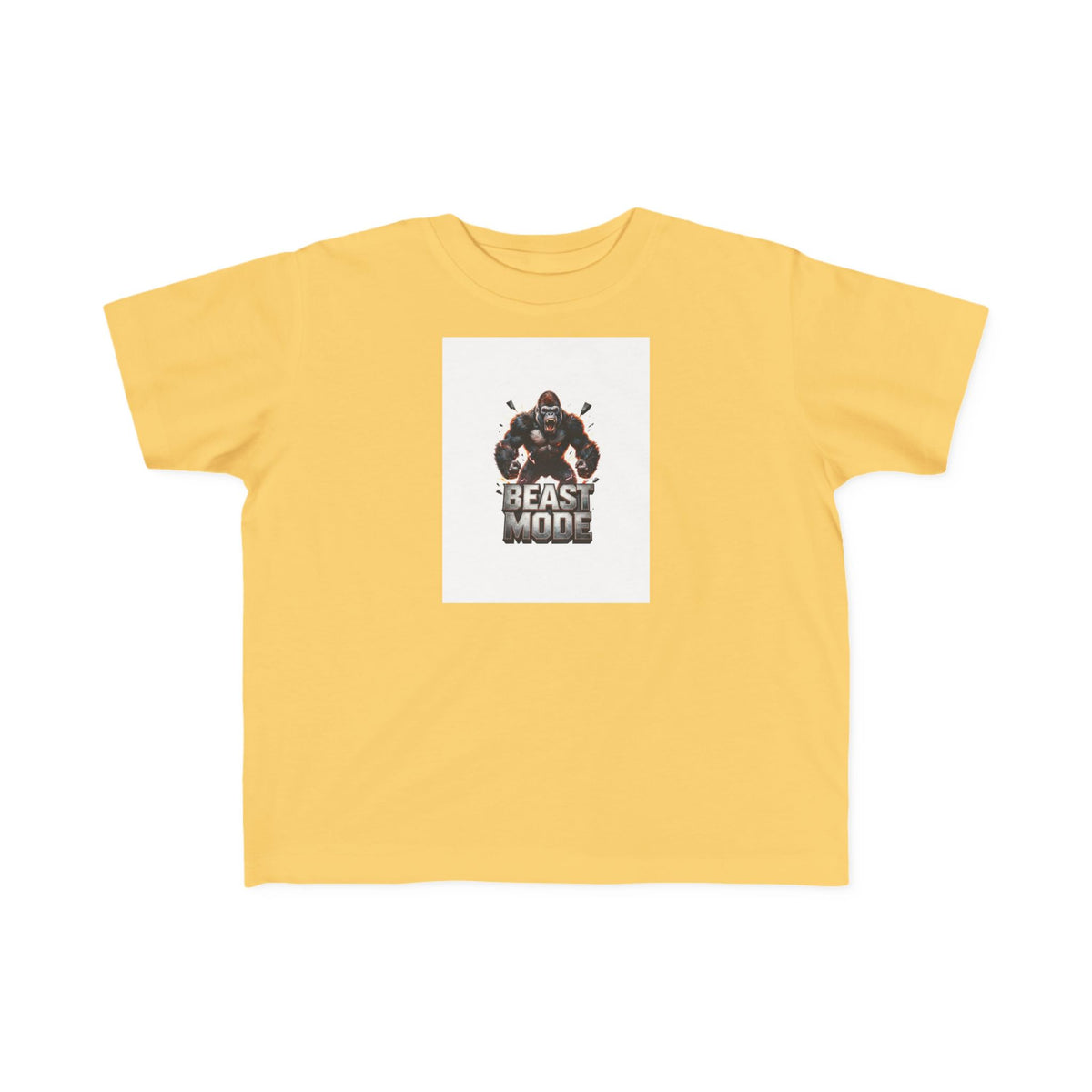 Toddler Tee - "Beast Mode" Gorilla Graphic Kids Shirt