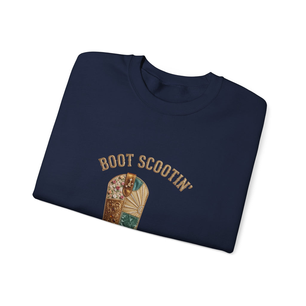 Boot Scootin' Cowboy Boot Sweatshirt | Country Western Cowgirl Ranch