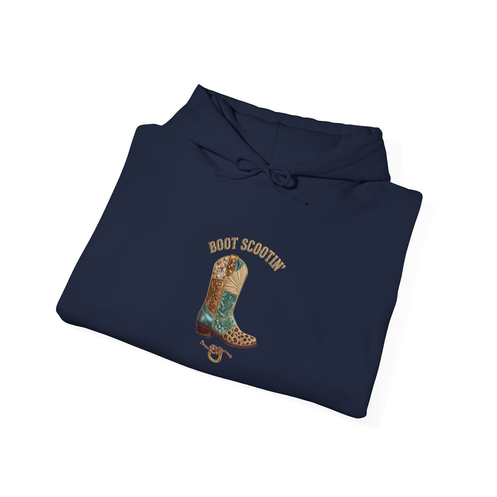 Boot Scootin' Cowboy Boot Hoodie | Country Western Graphic