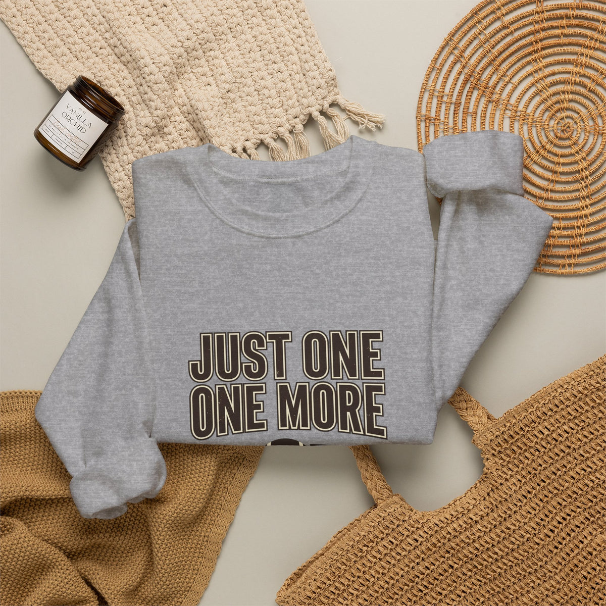 Just One More Drive Sweatshirt | Football Season, Tailgate Crewneck