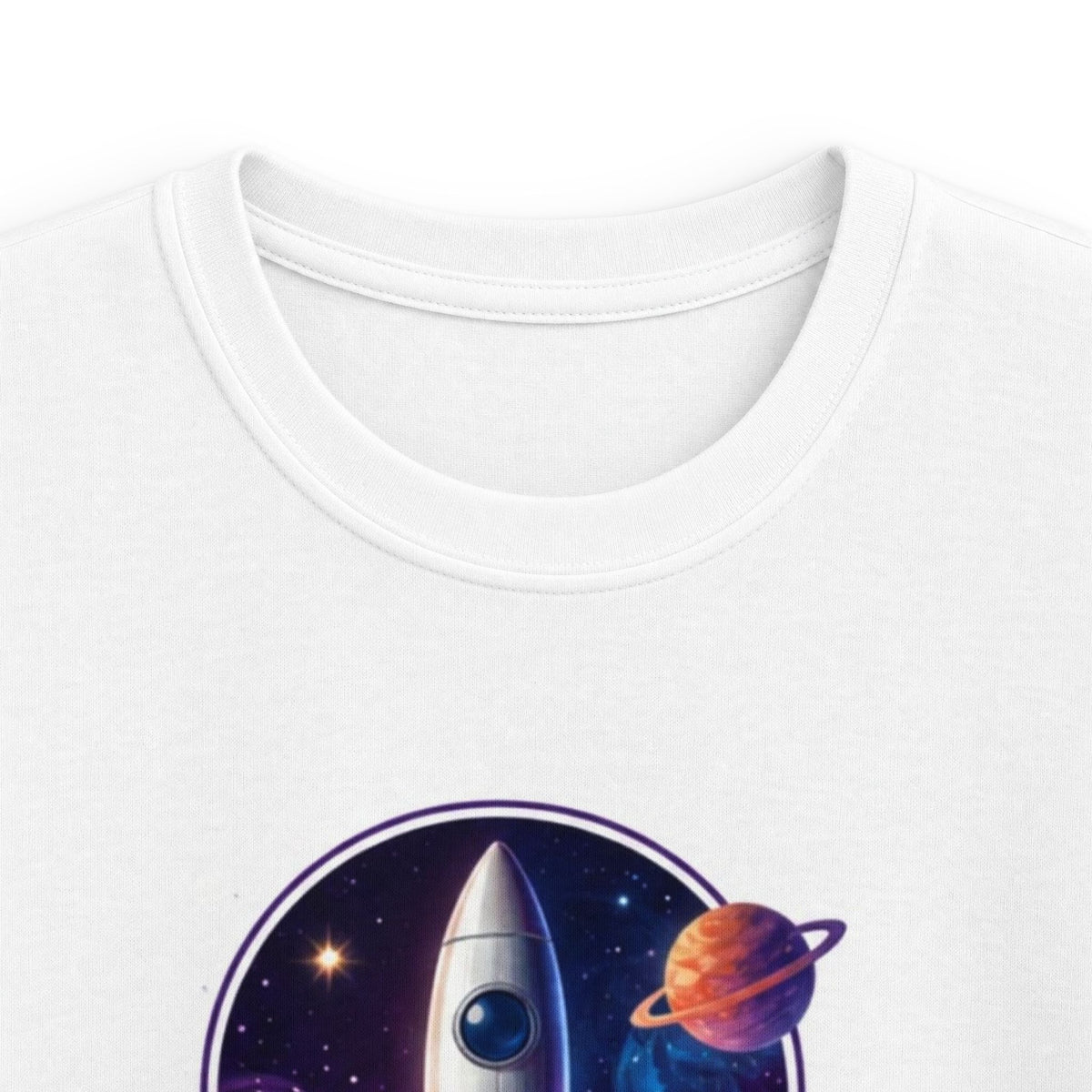 Kids Tee — 'No Limits' Rocket Space Graphic