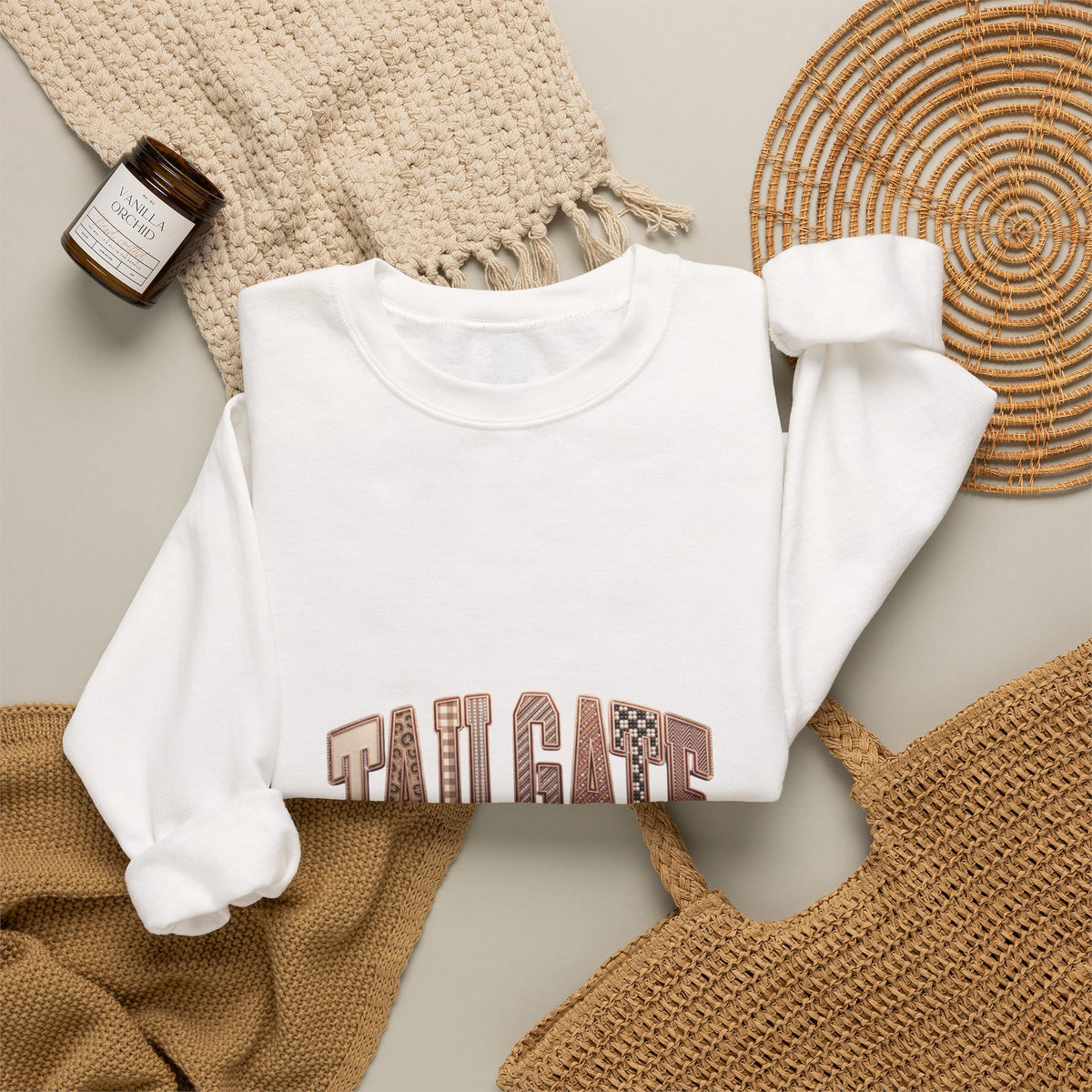 Tailgate Crewneck Sweatshirt | Football Season, Game Day Pullover