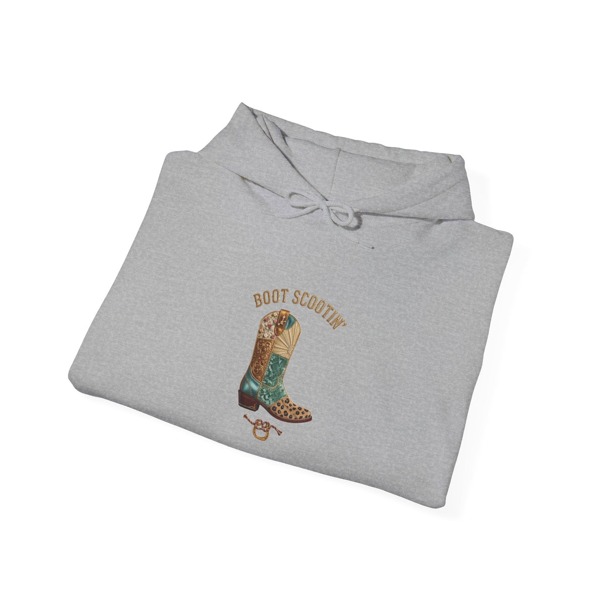 Boot Scootin' Cowboy Boot Hoodie | Country Western Graphic