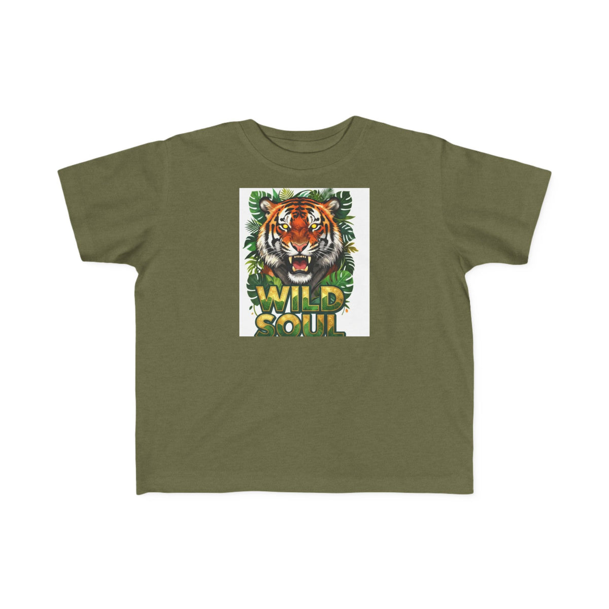 Toddler Tee — 'Wild Soul' Tiger Graphic Kids Shirt