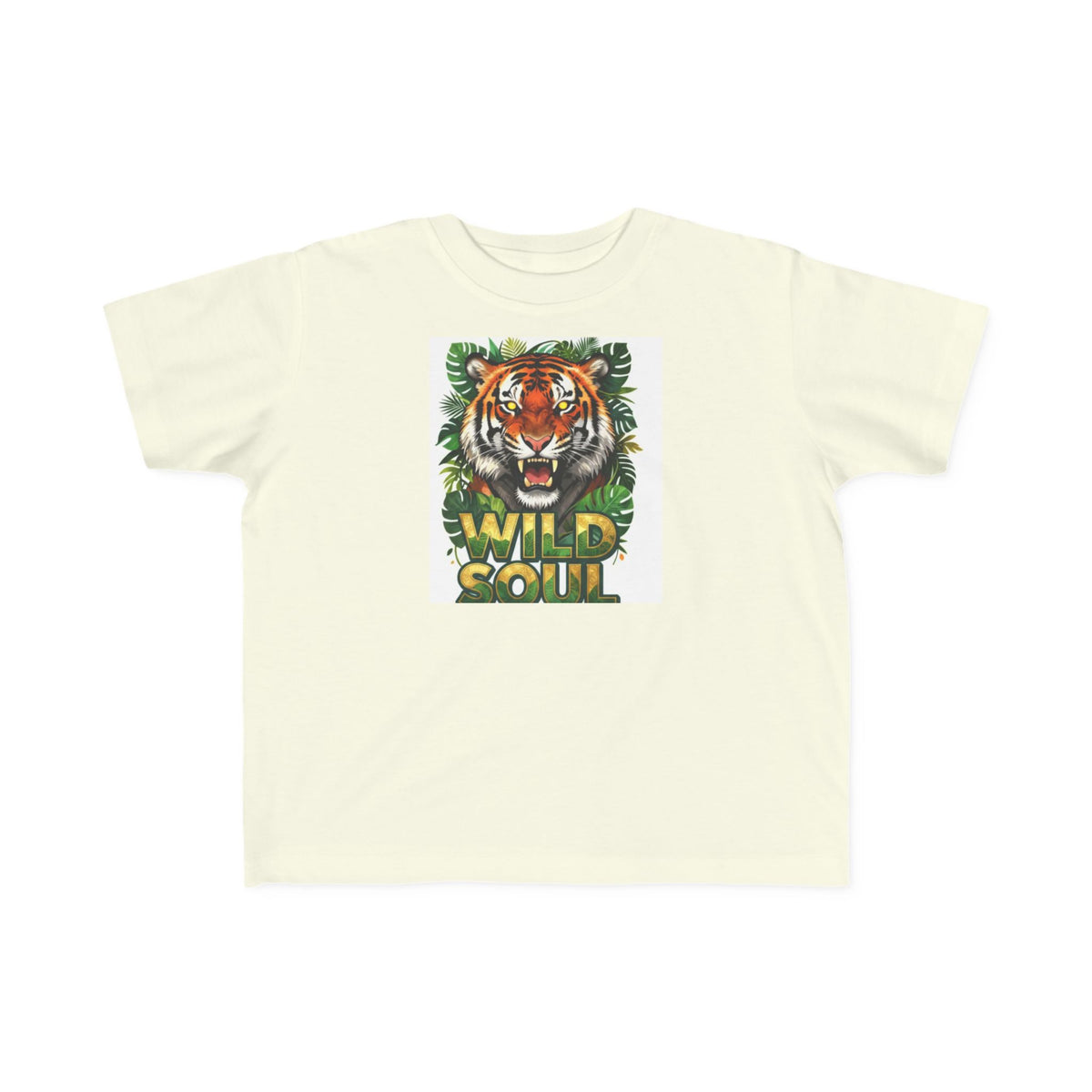 Toddler Tee — 'Wild Soul' Tiger Graphic Kids Shirt