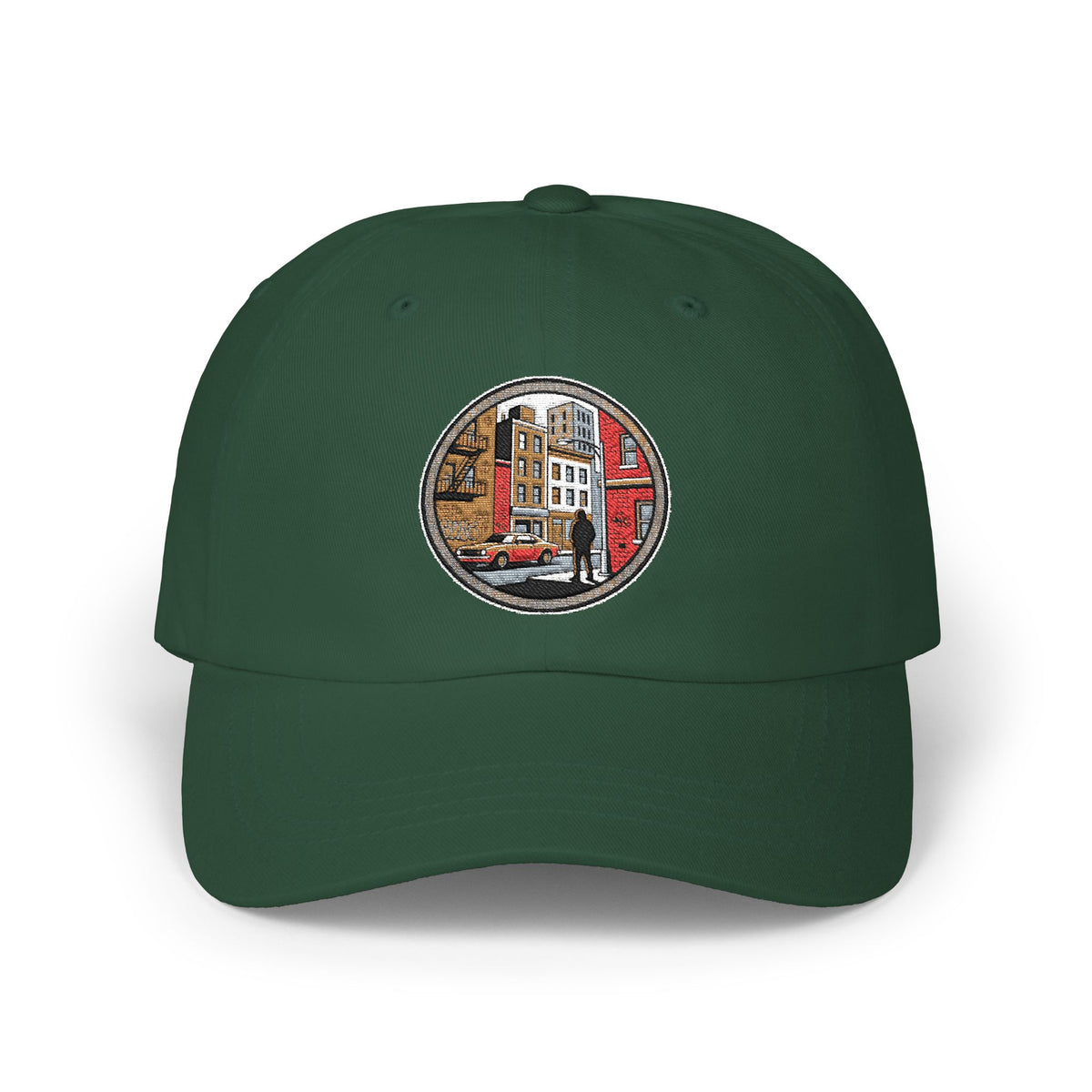 Gorra Dad Cap Café Vintage — Bordado Artesanal | Vintage Coffee Shop Dad Cap — Embroidered Cafe Patch Hat