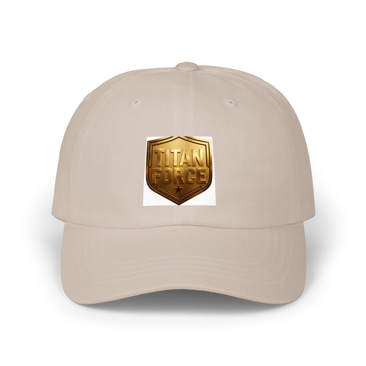 Titan Forge Gold Shield Dad Cap