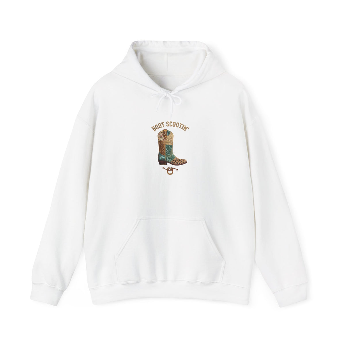 Boot Scootin' Cowboy Boot Hoodie | Country Western Graphic