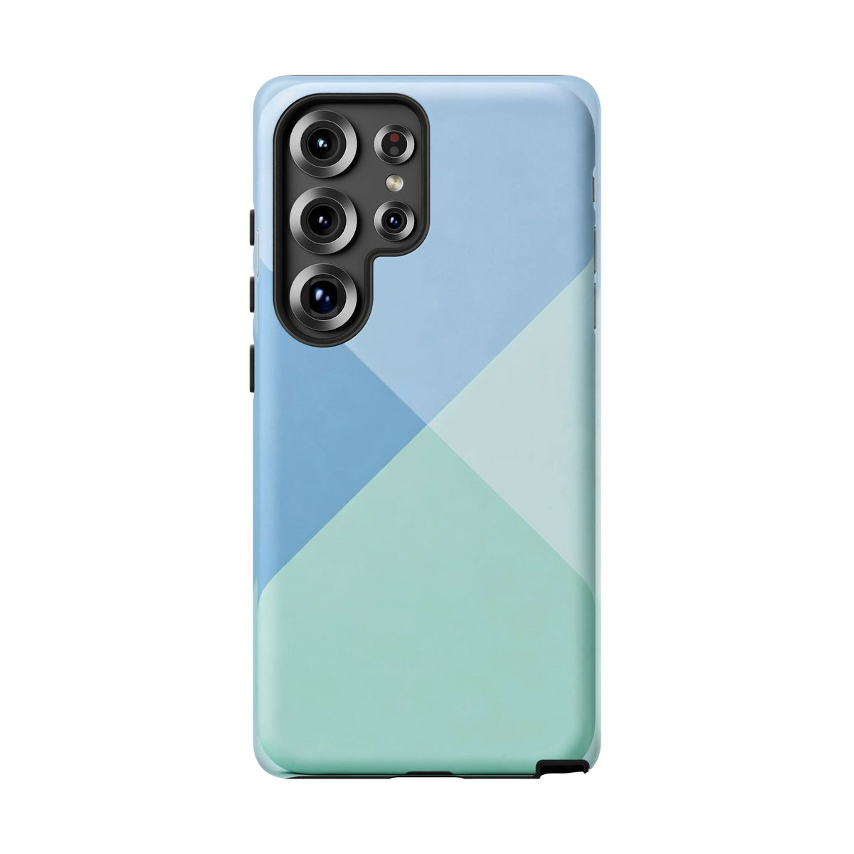 Geometric Mint & Sky Tough Phone Case