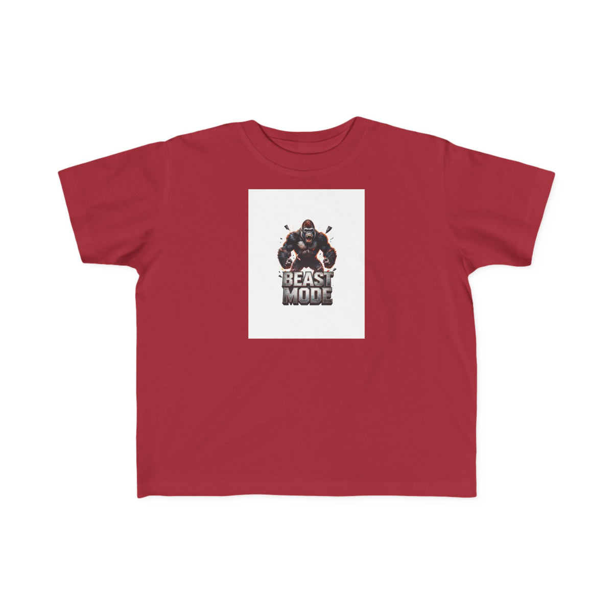 Toddler Tee - "Beast Mode" Gorilla Graphic Kids Shirt