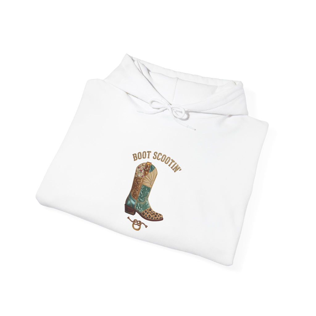 Boot Scootin' Cowboy Boot Hoodie | Country Western Graphic