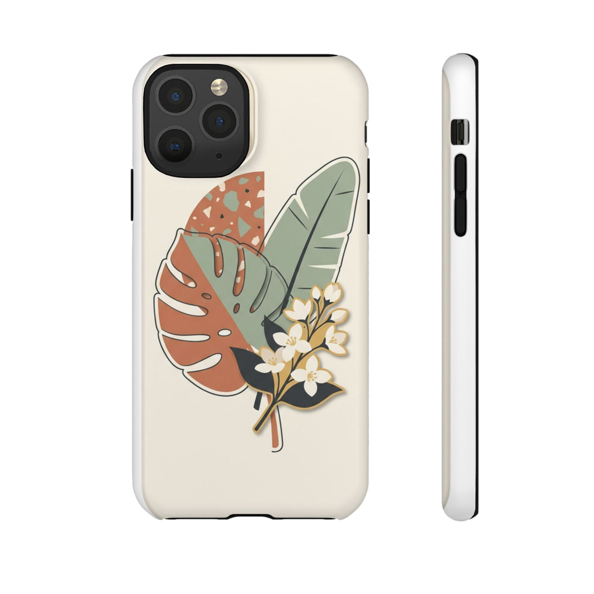Tropical Leaves Phone Case — Floral Monstera Protective Cover