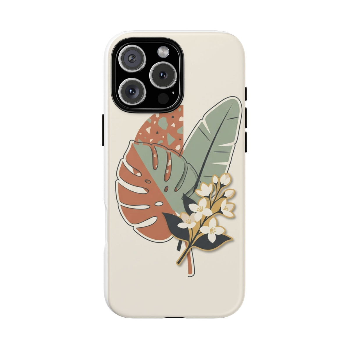 Tropical Leaves Phone Case — Floral Monstera Protective Cover