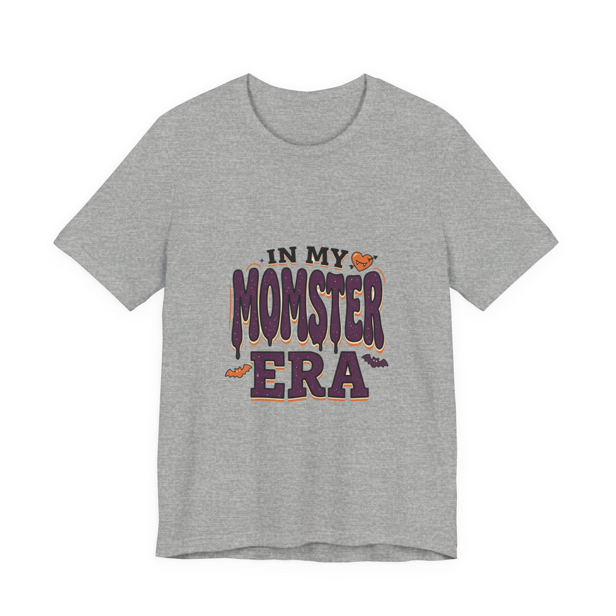 In My Momster Era T-Shirt | Halloween momster tee, spooky purple orange design